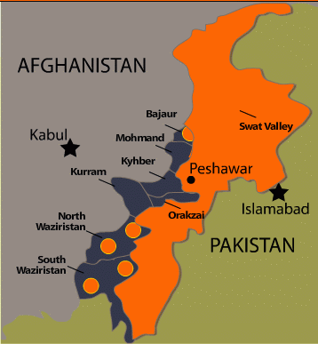 afghanistanpakistanmap