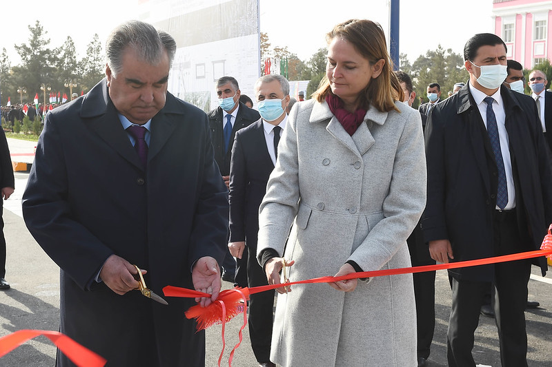 What challenges does ADB address in Tajikistan?