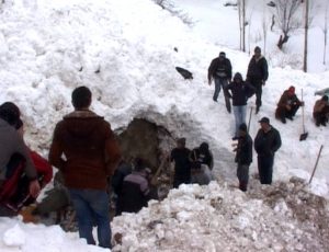 Лавина в Хороге