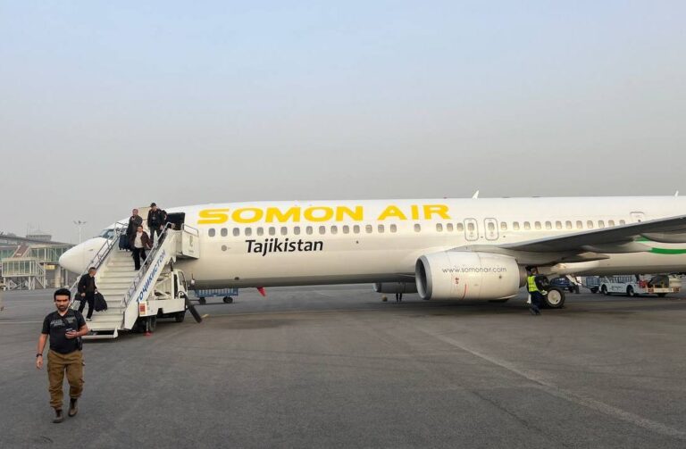 «Сомон Эйр» до конца марта приостановила рейсы по маршруту Душанбе — Тегеран