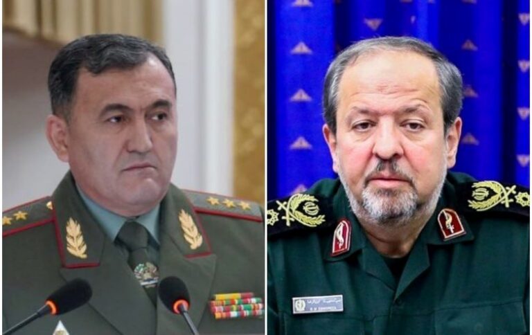 Tajikistan’s Defense Minister Held a Phone Conversation with Iran’s Acting Defense Minister