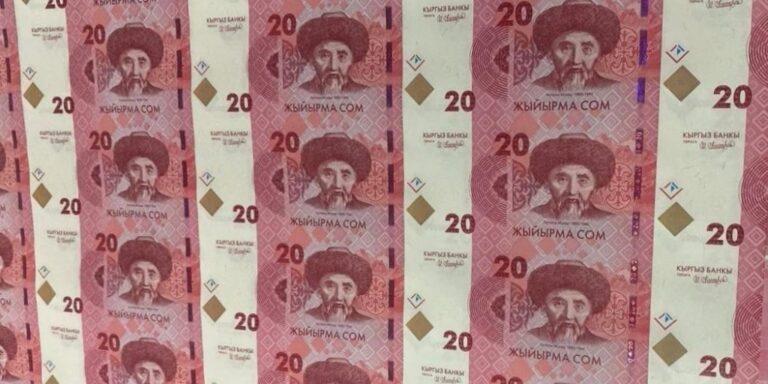 Кыргызстан запустил собственное производство национальной валюты