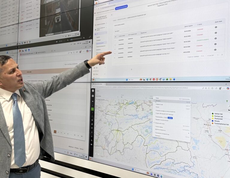 European Union-supported digital transport system launched in Tajikistan
