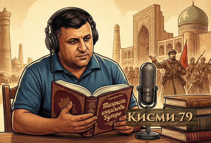 “Аудиокитоб” бо Субҳон Ҷалилов. Асари “Таърихи инқилоби Бухоро”-и Садриддин Айнӣ |Қисми 79