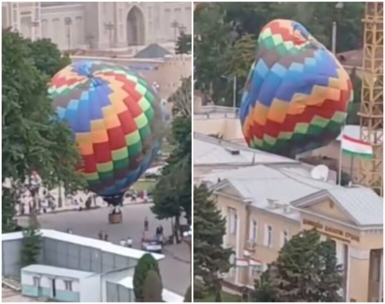 Суқути пуфаки бодӣ дар Хуҷанд боиси осеби се кас шудааст