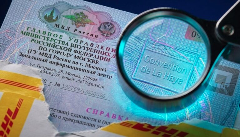 Для получения гражданства России потребуется справка об отсутствии судимости